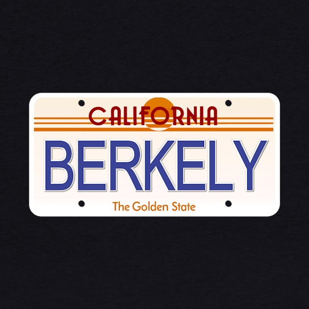 Berkeley California State License Plate by Mel's Designs